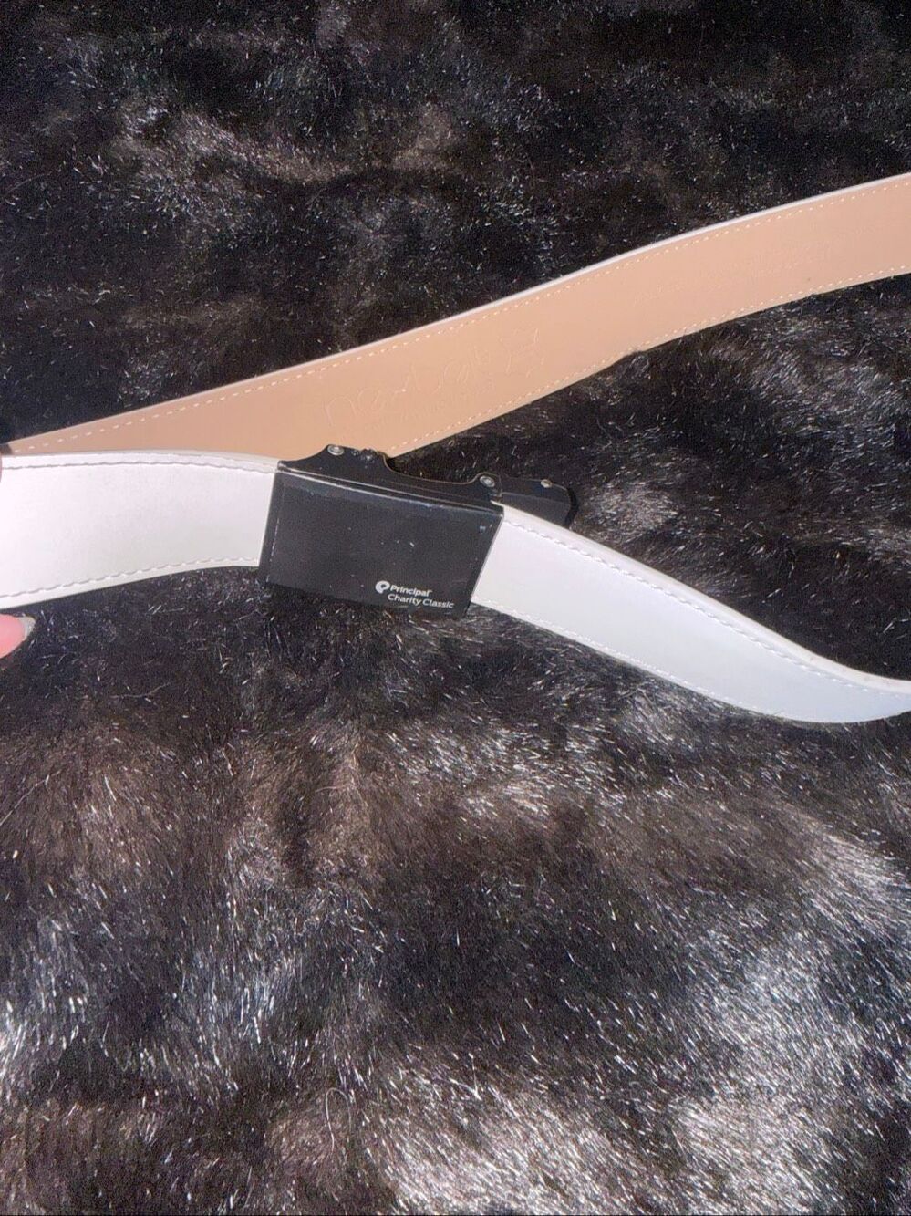 Nexbelt Shield White 3.0 Golf Belt 25”-46” No Holes Belt